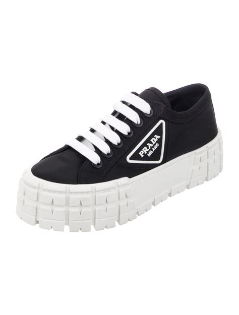 prada sneakers black women|Prada women sneaker size 9.